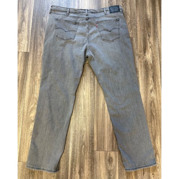LEVI'S 541 MENS PLUS SIZE DENIM JEANS STRETCH TAPERED LEG GRAY SIZE 48X36 - Picture 8 of 12